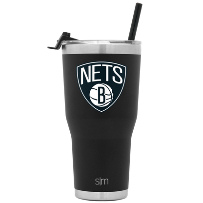 NBA Cruiser Tumbler with Flip Lid and Straw