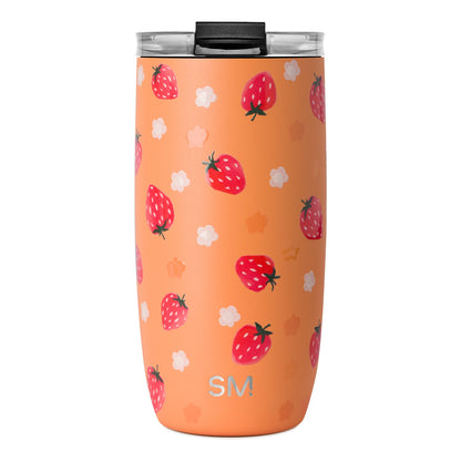 Voyager Tumbler with Clear Flip Lid & Straw