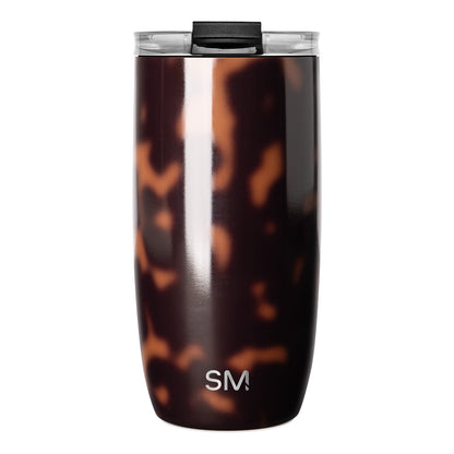 Voyager Tumbler with Clear Flip Lid & Straw