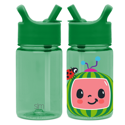 Summit Kids Plastic Water Bottle with Straw Lid