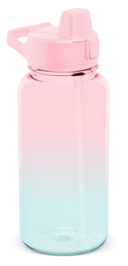 Plastic Summit With Simple Flip Silicone Straw Lid