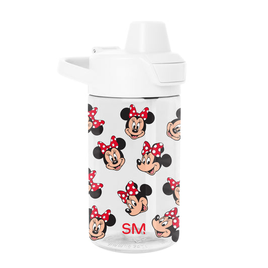Summit Kids Plastic Water Bottle with Simple Flip Straw Lid